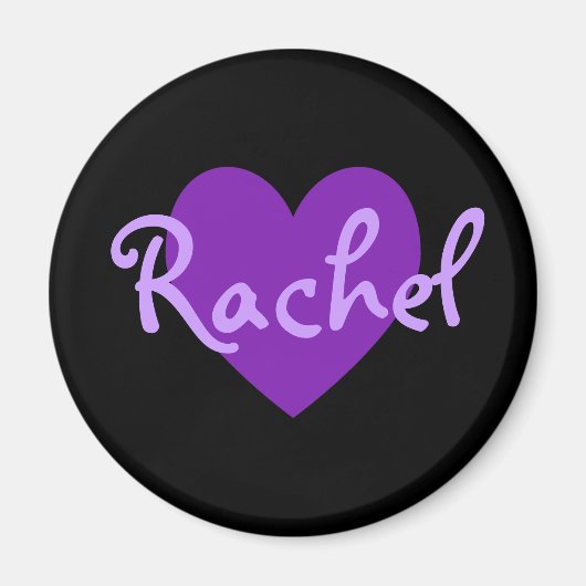Aimant Rachel en violet (Devant)