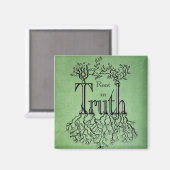 Aimant Racine dans l'aimant de vérité (Recto/Verso)