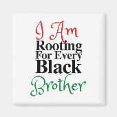 Aimant Racine Pour Chaque Frère Noir Melanin Luv Maman Da (Devant)