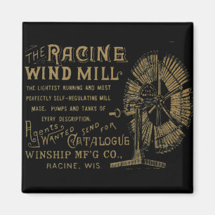 Aimant Racine Wind Mill Racine Wisconsin 1889