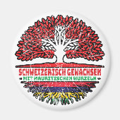 Aimant Racines de l’arbre de Suisse (Devant)