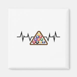 Aimant Rack de billard Battement de coeur