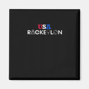 Aimant Racketlon Usa - Tennis de Table Badminton Squash T