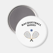 Aimant Racquetball Buddy (Recto/Verso)