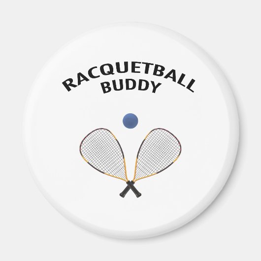 Aimant Racquetball Buddy (Devant)