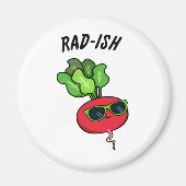 Aimant Rad-ish Funny Vegetable Radish Pun (Devant)