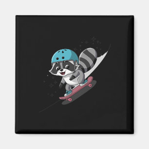 Aimant Rad Rocket Raccoon Star du Skateboard