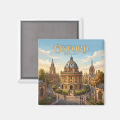 Aimant Radcliffe Camera, Université d'Oxford Angleterre (Recto/Verso)