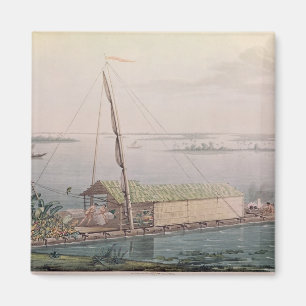 Aimant Radeau sur la rivière de Guayaquil
