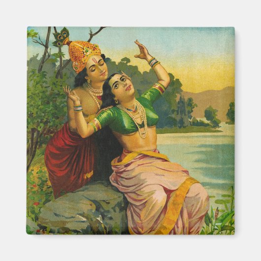 Aimant Radha Bilas par Raja Ravi Varma (Devant)