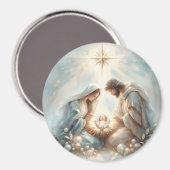 Aimant Radiant Holy Family Nativity Scene (Recto/Verso)