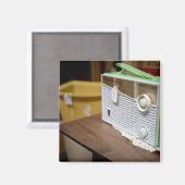 Aimant Radio vintage (Recto/Verso)