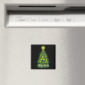 Aimant Radioactive Christmas Tree Graphic Nuclear Warning (In Situ (Lave-vaisselle))