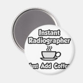 Aimant Radiographe instantané .. Juste ajouter du café (Recto/Verso)