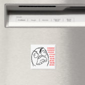 Aimant Rage Guy Angry Fuu Fuu Rage Face Meme (In Situ (Lave-vaisselle))