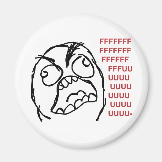 Aimant Rage guy fuuu fuuuu (Devant)