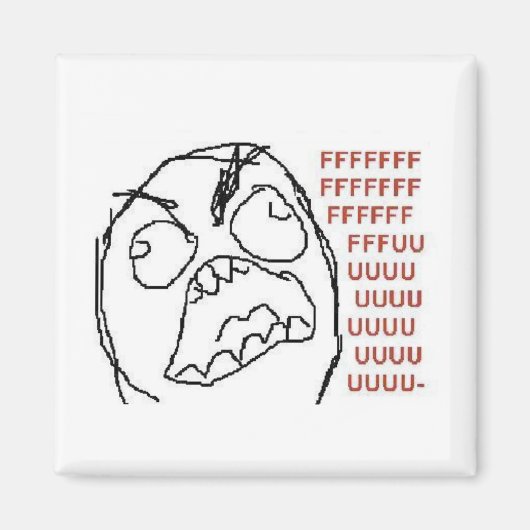 Aimant Rageguy fridgemagnet (Devant)