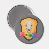 Aimant Rainbow Bite Me Badger Crâne (Recto/Verso)
