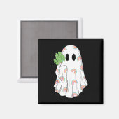 Aimant Rainbow Boo Shamrock Ghost St Patrick's Day Éffray (Recto/Verso)