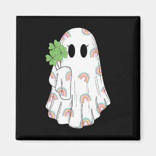 Aimant Rainbow Boo Shamrock Ghost St Patrick's Day Éffray