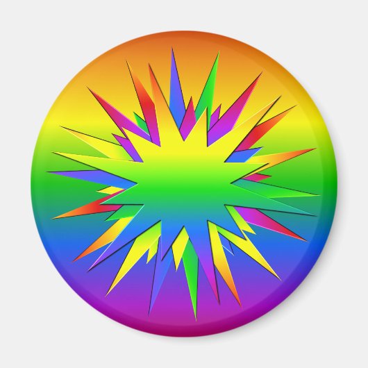 Aimant Rainbow Burn (Devant)