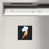 Aimant Rainbow Dash Cuties Mark (In Situ (Lave-vaisselle))
