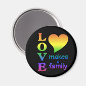 Aimant Rainbow Family (Recto/Verso)
