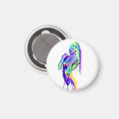 Aimant Rainbow girl (Recto/Verso)