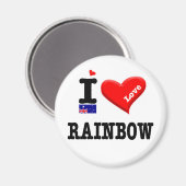 Aimant RAINBOW - I Love (Recto/Verso)