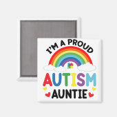 Aimant Rainbow Je suis une fière Sensibilisation sur l'au (Recto/Verso)