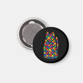 Aimant Rainbow Kitty (Recto/Verso)
