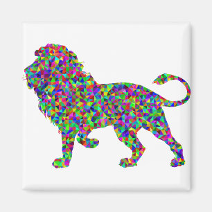 Aimant Rainbow Lion