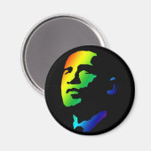 Aimant Rainbow Obama (Recto/Verso)