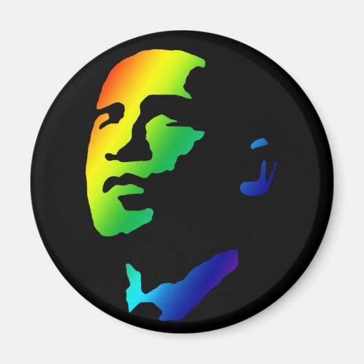 Aimant Rainbow Obama (Devant)