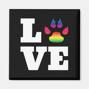Aimant Rainbow paw