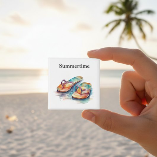 Aimant Rainbow Reef Flip Flops, sur mesure