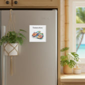 Aimant Rainbow Reef Flip Flops, sur mesure