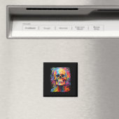 Aimant Rainbow Skeleton Anatomie effrayant Halloween (In Situ (Lave-vaisselle))