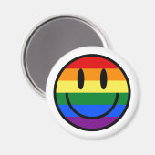 Aimant Rainbow Smiley Face (Recto/Verso)