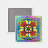 Aimant rainbowchakramandala2 (Recto/Verso)