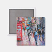 Aimant Rainy Day Carnaby Street (Recto/Verso)
