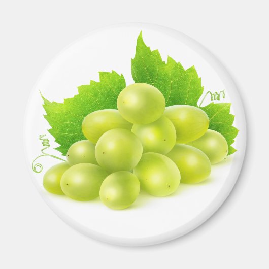 Aimant raisins blancs (Devant)