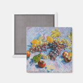 Aimant Raisins, citrons, poires et pommes, Van Gogh (Recto/Verso)
