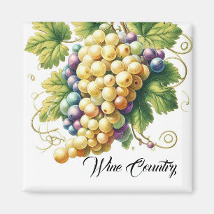 Aimant Raisins de la région viticole