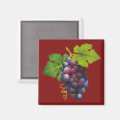 Aimant Raisins pourpres (Recto/Verso)
