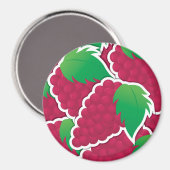 Aimant Raisins rouges funky (Recto/Verso)