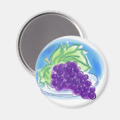 Aimant Raisins sur une plaque (Recto/Verso)