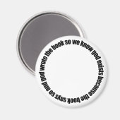 Aimant Raisonnement circulaire (Recto/Verso)