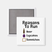 Aimant Raisons de l'exécution (Recto/Verso)