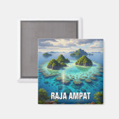 Aimant Raja Ampat Indonésie (Recto/Verso)